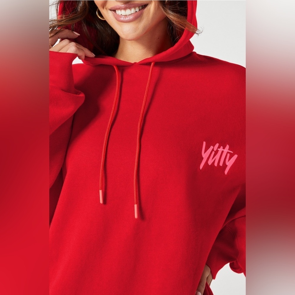 Fabletics Yitty Major Label Oversized Hoodie Sz Xl - Picture 2 of 12